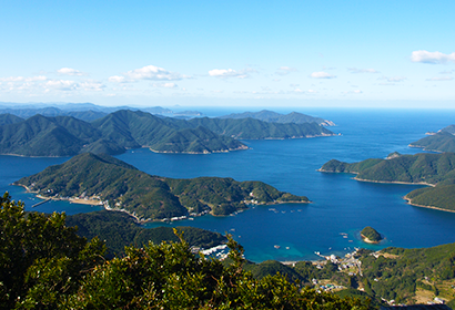 写真：山王山山頂からの風景